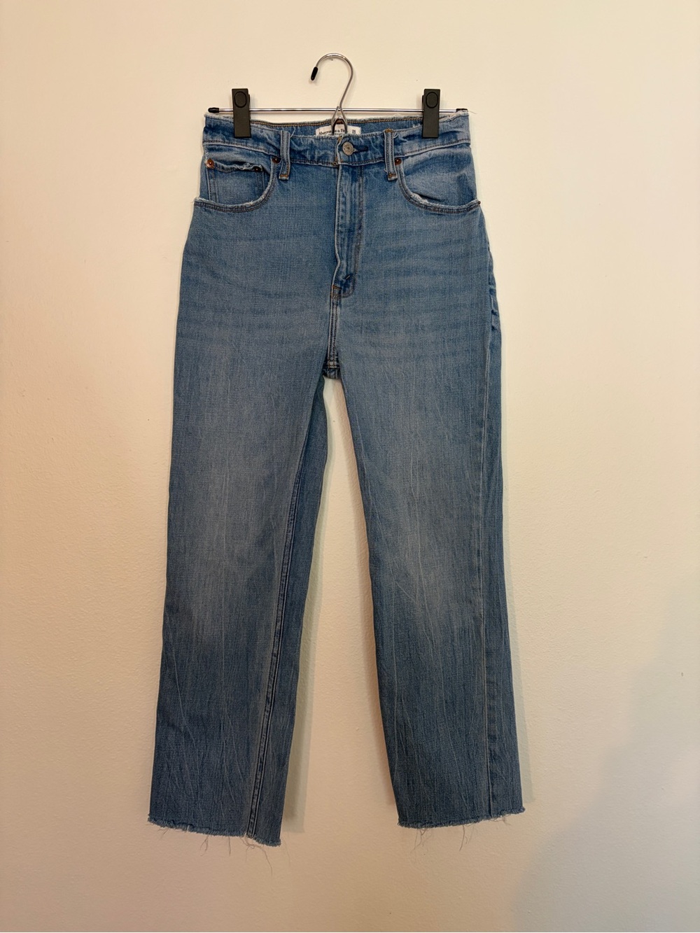 Abercrombie & Fitch Ankle Straight Ultra High Rise